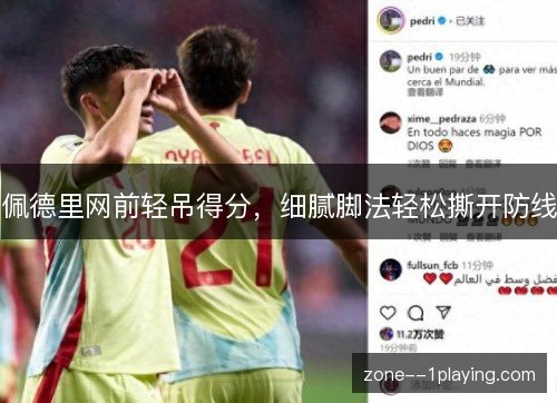 佩德里网前轻吊得分，细腻脚法轻松撕开防线